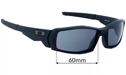 Sunglass Fix Replacement Lenses for Oakley Canteen - 60mm Wide Oakley Canteen Replacement Lenses 60mm wide