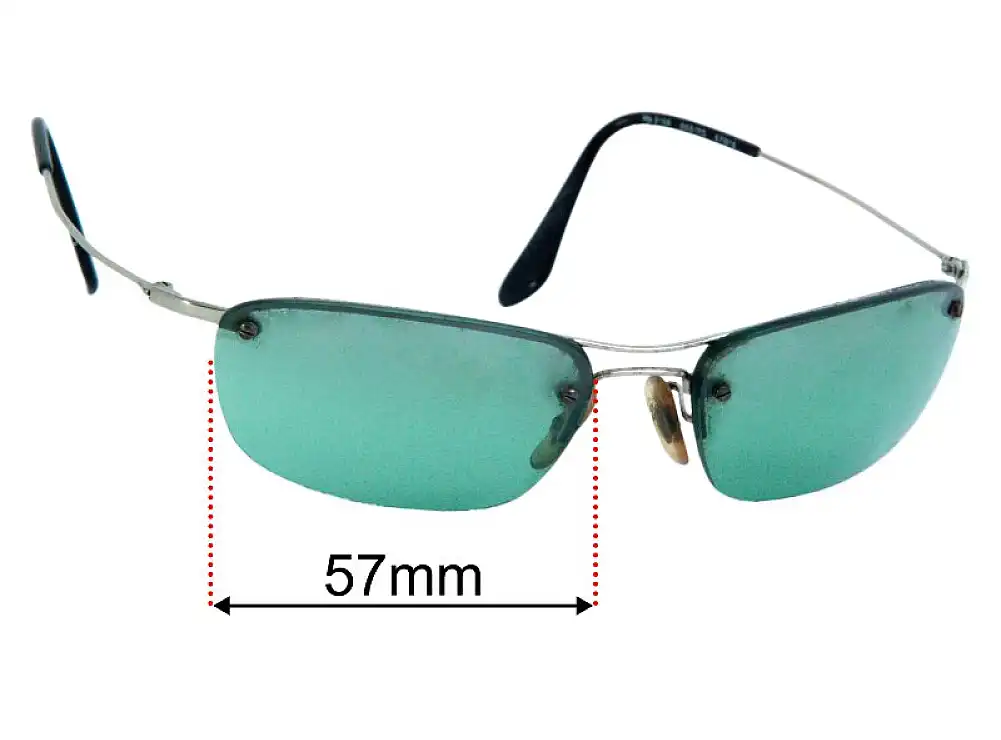 Sunglass Fix Replacement Lenses for Ray Ban RB3156 - 35mm Tall - 57mm Wide Sunglass Fix Replacement Lenses for Ray Ban RB3156 - 35mm Tall - 57mm Wide