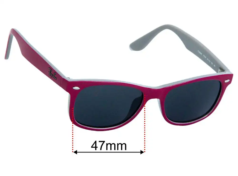 Sunglass Fix Replacement Lenses for Ray-Ban RJ9052-S - 47mm Wide Sunglass Fix Replacement Lenses for Ray-Ban RJ9052-S - 47mm Wide