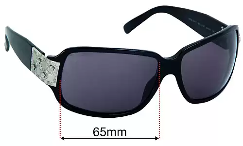Sunglass Fix Replacement Lenses for Versace MOD 4071 - 65mm Wide Versace MOD 4071 Replacement Lenses 65mm wide