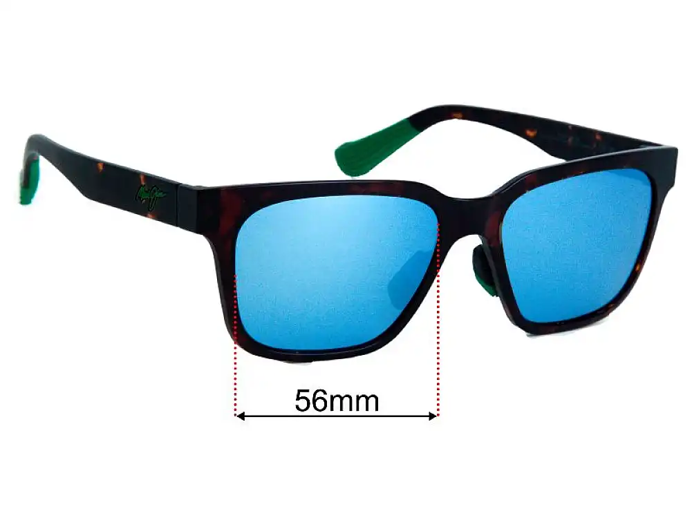 Sunglass Fix Replacement Lenses for Maui Jim MJ631 Punikai - 56mm Wide Sunglass Fix Replacement Lenses for Maui Jim MJ631 Punikai - 56mm Wide