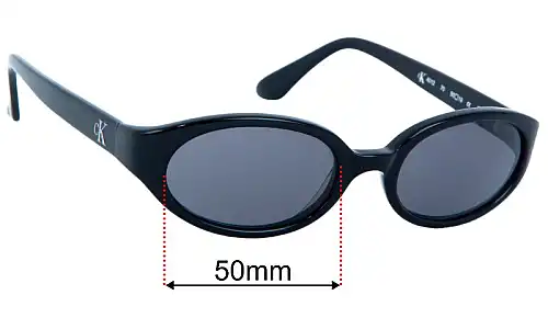 Sunglass Fix Replacement Lenses for Calvin Klein CK4012 - 50mm Wide Calvin Klein CK4012 Replacement Lenses 50mm wide