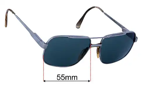 Sunglass Fix Replacement Lenses for Safilo Elasta 3009/N - 55mm Wide Safilo Elasta 3009/N Replacement Lenses 55mm wide