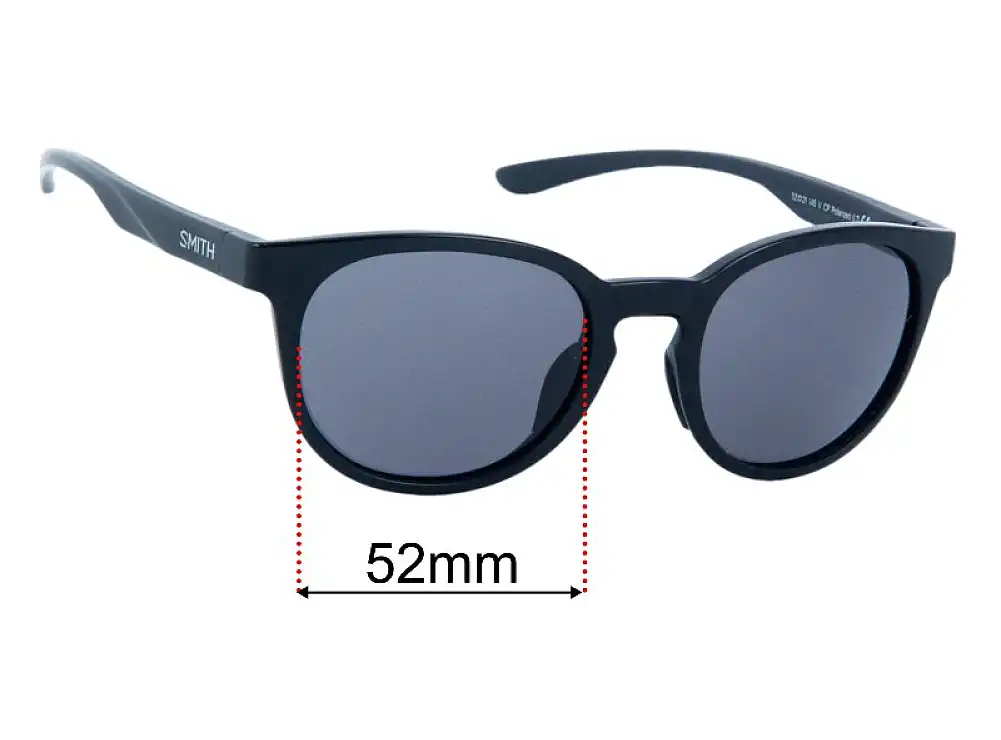 Sunglass Fix Replacement Lenses for Smith Eastbank - 52mm Wide Sunglass Fix Replacement Lenses for Smith Eastbank - 52mm Wide