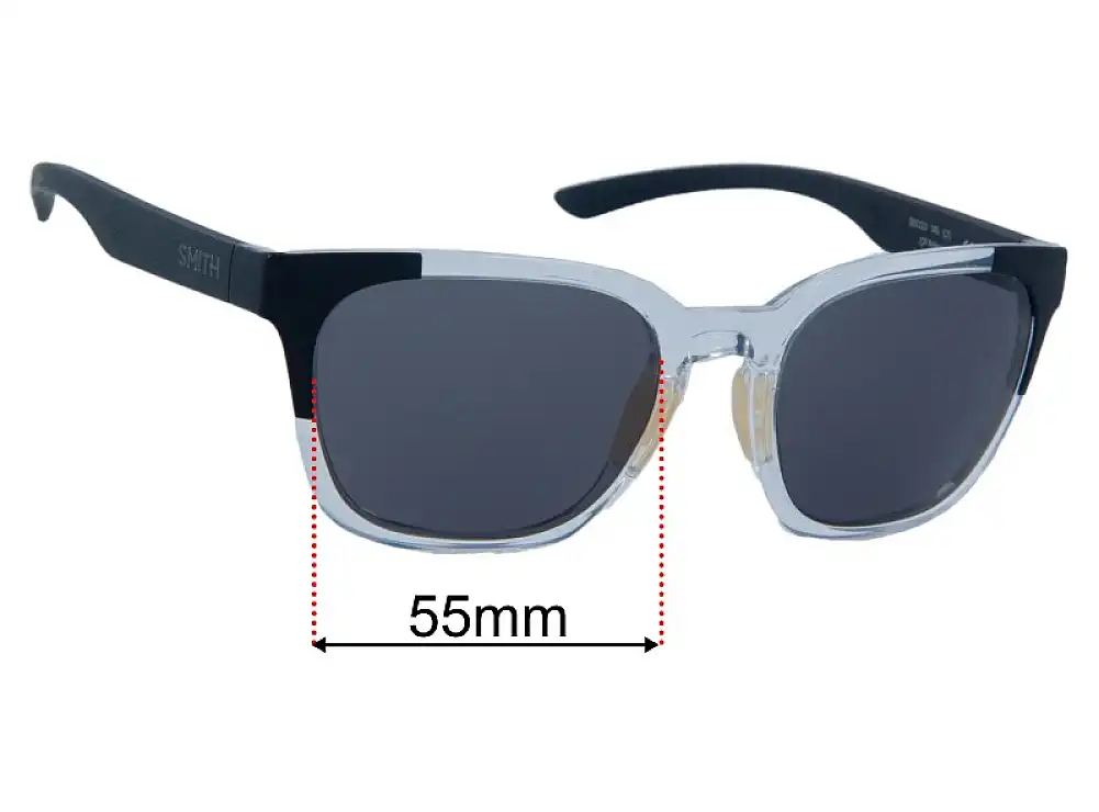 Sunglass Fix Replacement Lenses for Smith Founder - 55mm Wide Sunglass Fix Replacement Lenses for Smith Founder - 55mm Wide