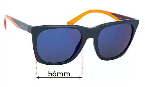 Sunglass Fix Replacement Lenses for Armani Exchange AX 2846/Q - 56mm Wide Armani Exchange AX 2846/Q Replacement Lenses 56mm wide