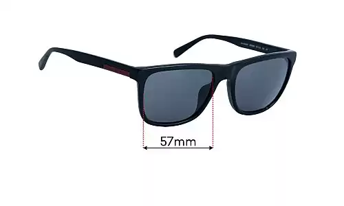 Sunglass Fix Replacement Lenses for Armani Exchange AX 4080SF (Low Bridge Fit) - 57mm Wide Armani Exchange AX 4080SF (Low Bridge Fit) Replacement Lenses 57mm wide