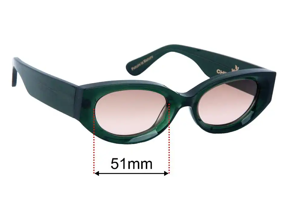 Sunglass Fix Replacement Lenses for Childe Oracle - 51mm Wide Sunglass Fix Replacement Lenses for Childe Oracle - 51mm Wide