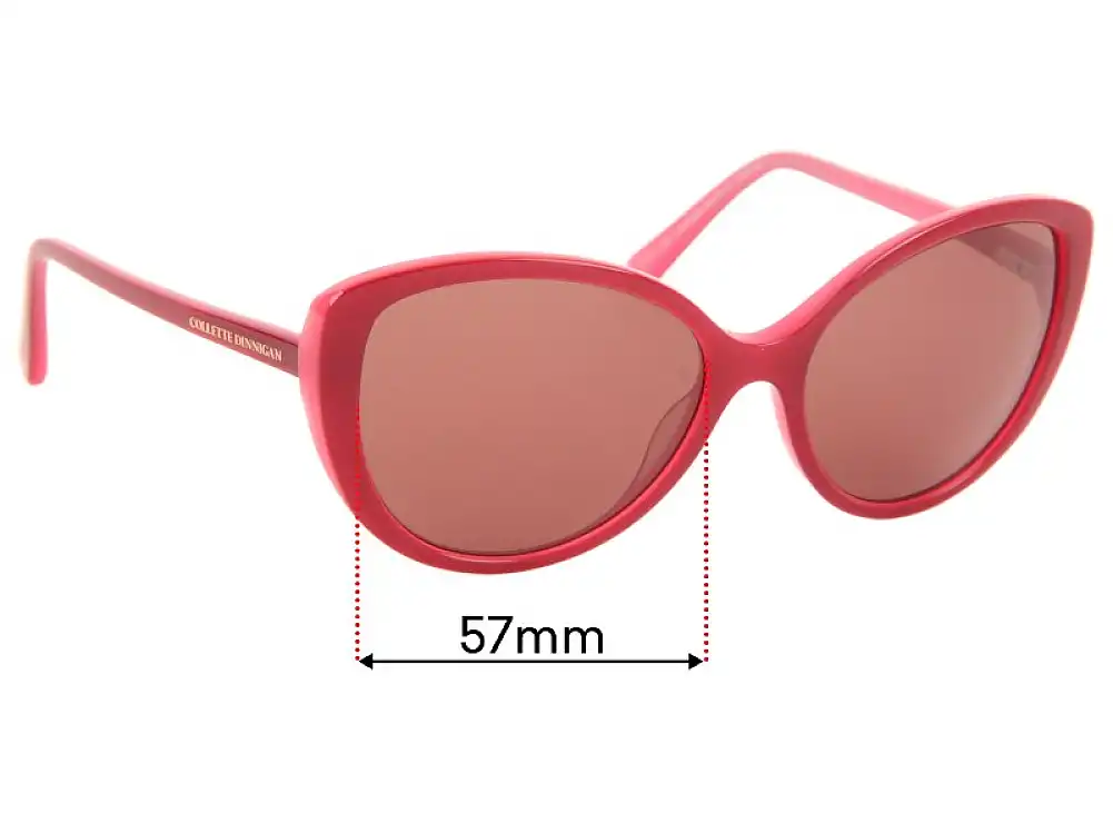 Sunglass Fix Replacement Lenses for Collette Dinnigan Sun Rx 12 - 57mm Wide Sunglass Fix Replacement Lenses for Collette Dinnigan Sun Rx 12 - 57mm Wide