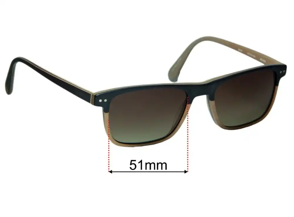 Sunglass Fix Replacement Lenses for Cremieux Boat - 51mm Wide Sunglass Fix Replacement Lenses for Cremieux Boat - 51mm Wide