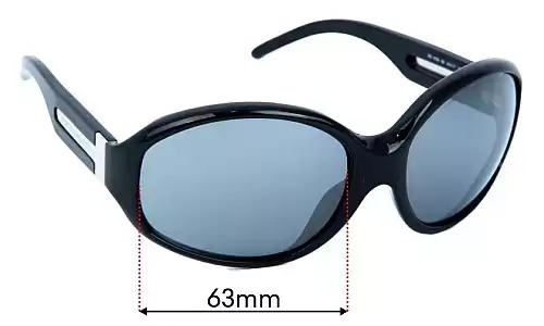 Sunglass Fix Replacement Lenses for Dolce & Gabbana DG473S - 63mm Wide Dolce & Gabbana DG473S Replacement Lenses 63mm wide