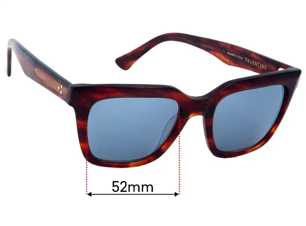 Sunglass Fix Replacement Lenses for Epokhe Valentine - 52mm Wide Sunglass Fix Replacement Lenses for Epokhe Valentine - 52mm Wide