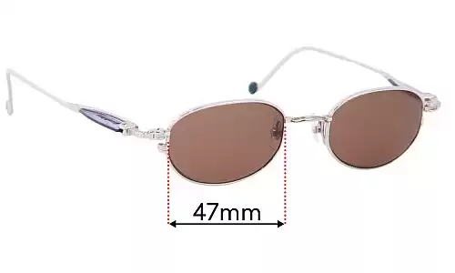 Sunglass Fix Replacement Lenses for Jean Paul Gaultier 56-8103 - 47mm Wide Jean Paul Gaultier 56-9173 Replacement Lenses 47mm wide