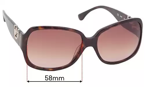 Sunglass Fix Replacement Lenses for Michael Kors M2769S GRENADINES - 58mm Wide Michael Kors M2769S GRENADINES Replacement Lenses 58mm wide