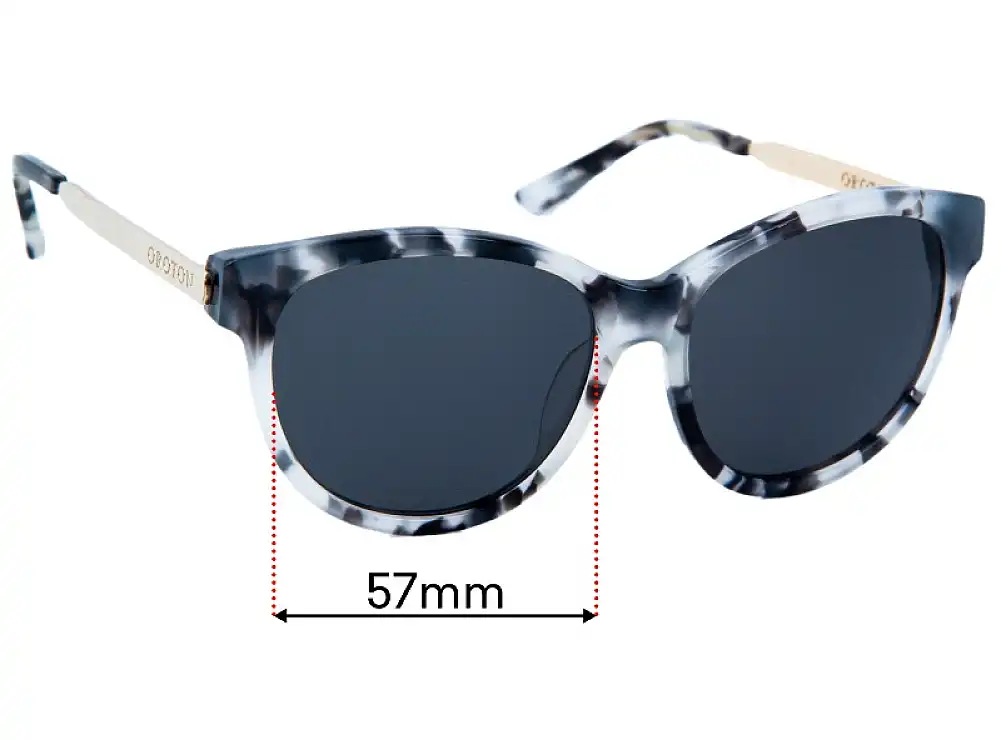 Sunglass Fix Replacement Lenses for Oroton Evelyn - 57mm Wide Sunglass Fix Replacement Lenses for Oroton Evelyn - 57mm Wide