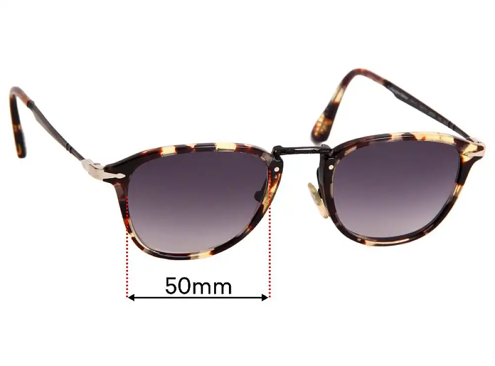 Sunglass Fix Replacement Lenses for Persol 3165-S - 50mm Wide Sunglass Fix Replacement Lenses for Persol 3165-S - 50mm Wide