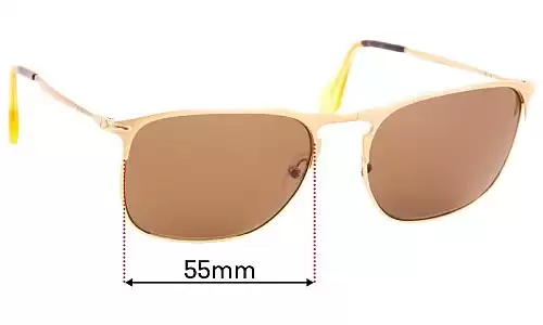 Sunglass Fix Replacement Lenses for Persol 7359-S - 55mm Wide Persol 7359-S Replacement Lenses 55mm wide