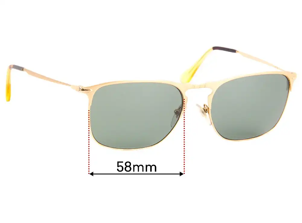 Sunglass Fix Replacement Lenses for Persol 7359-S - 58mm Wide Sunglass Fix Replacement Lenses for Persol 7359-S - 58mm Wide