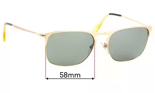 Sunglass Fix Replacement Lenses for Persol 7359-S - 58mm Wide Persol 7359-S Replacement Lenses 58mm wide