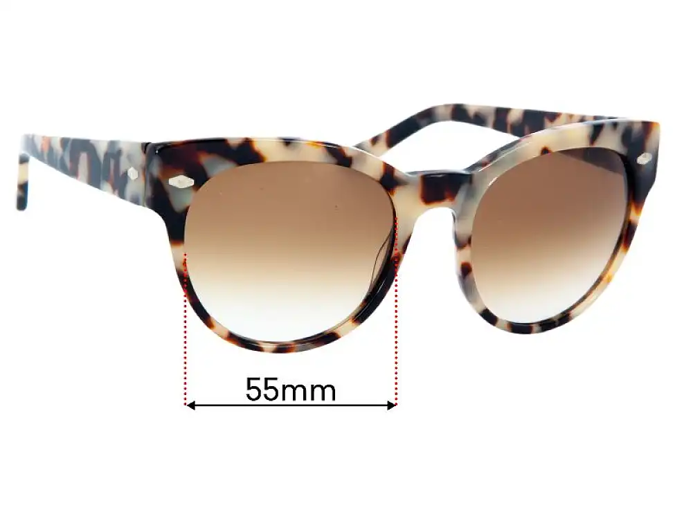 Sunglass Fix Replacement Lenses for Raen Mande - 55mm Wide Sunglass Fix Replacement Lenses for Raen Mande - 55mm Wide