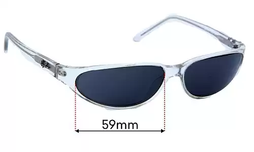 Sunglass Fix Replacement Lenses for Ray Ban RB2112 PS Stalker - 59mm Wide Ray Ban RB2112 PS Stalker Replacement Lenses 59mm wide