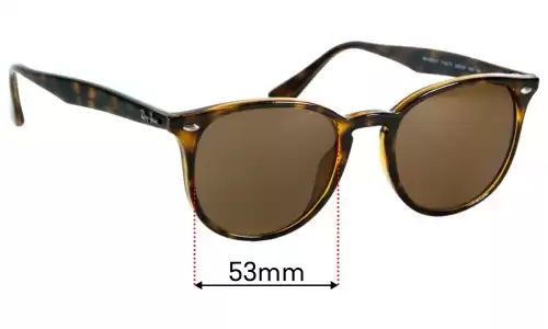 Sunglass Fix Replacement Lenses for Ray-Ban RB4259-F (Low Bridge Fit) - 53mm Wide Ray-Ban RB4259-F (Low Bridge Fit) Replacement Lenses 53mm wide