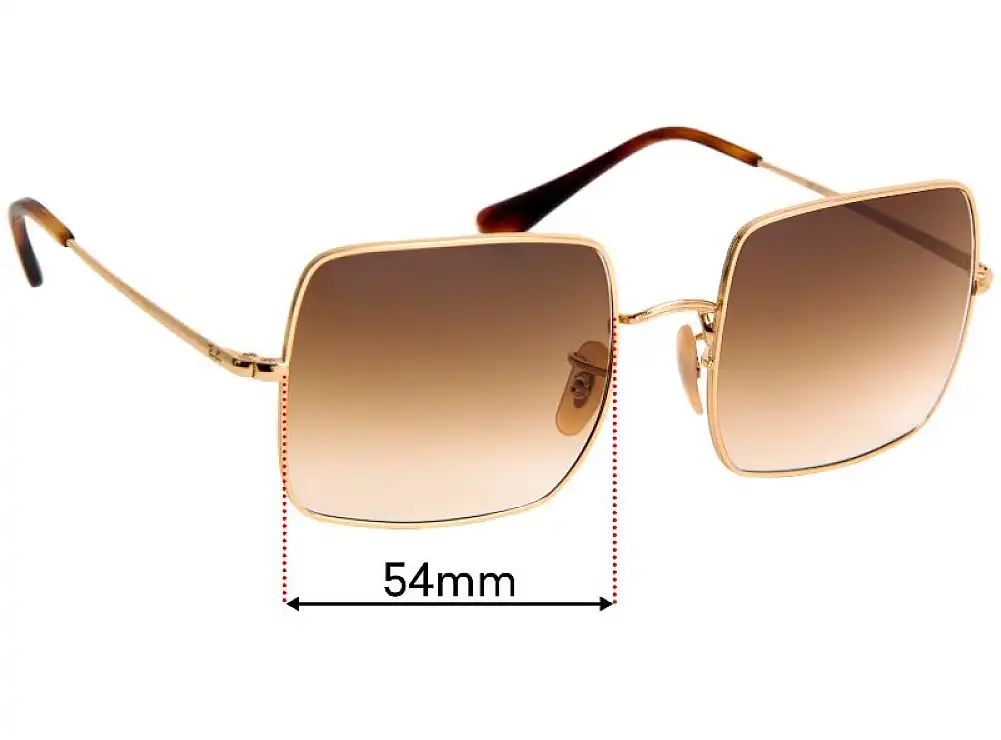 Sunglass Fix Replacement Lenses for Ray Ban RB1971 Square - 54mm Wide Sunglass Fix Replacement Lenses for Ray Ban RB1971 Square - 54mm Wide
