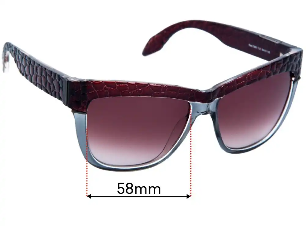 Sunglass Fix Replacement Lenses for Roberto Cavalli Rea 739S - 58mm Wide Sunglass Fix Replacement Lenses for Roberto Cavalli Rea 739S - 58mm Wide