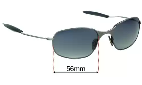 Sunglass Fix Replacement Lenses for Oakley Square Wire Gen 1 - 56mm Wide Oakley Square Wire Gen 1 Replacement Lenses 56mm wide