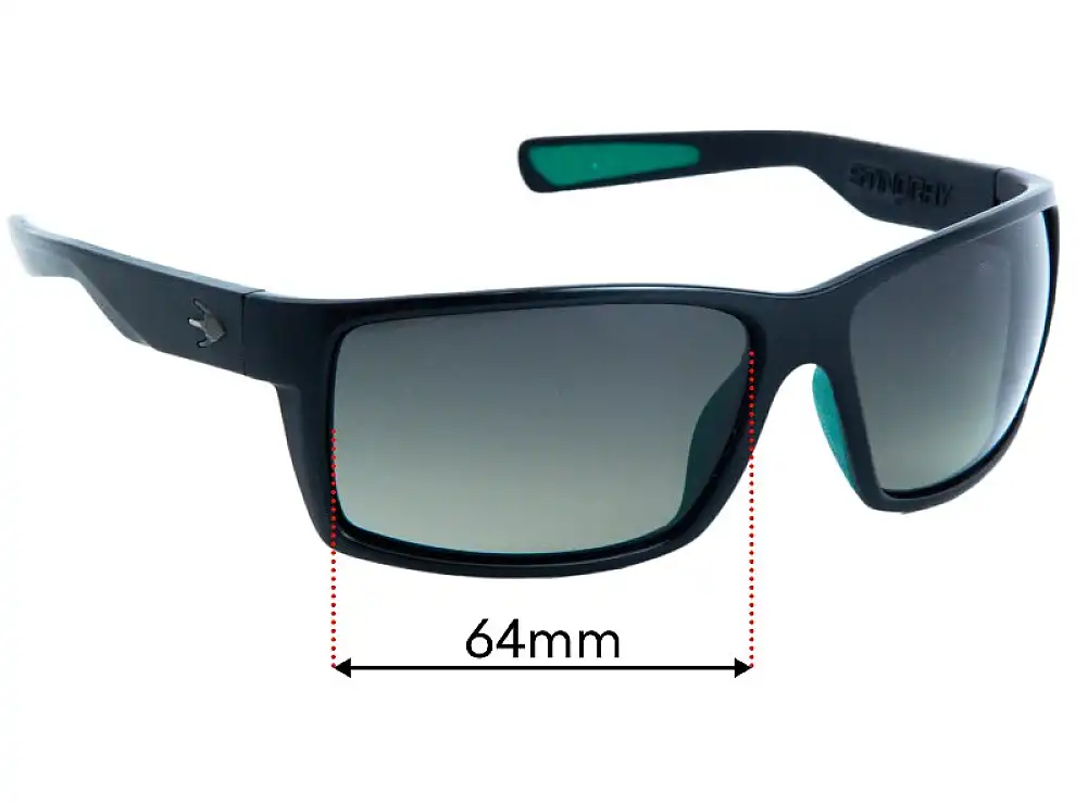 Sunglass Fix Replacement Lenses for Stingray Cobia - 64mm Wide Sunglass Fix Replacement Lenses for Stingray Cobia - 64mm Wide