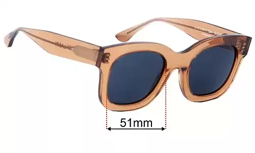Sunglass Fix Replacement Lenses for Thierry Lasry Unicorny 864 - 51mm Wide Thierry Lasry Unicorny 864 Replacement Lenses 51mm wide