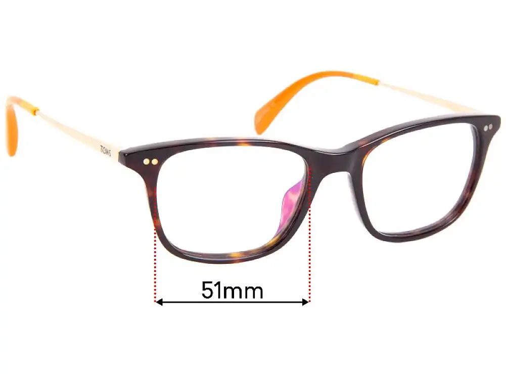 Sunglass Fix Replacement Lenses for Toms Jenkins - 51mm Wide Sunglass Fix Replacement Lenses for Toms Jenkins - 51mm Wide