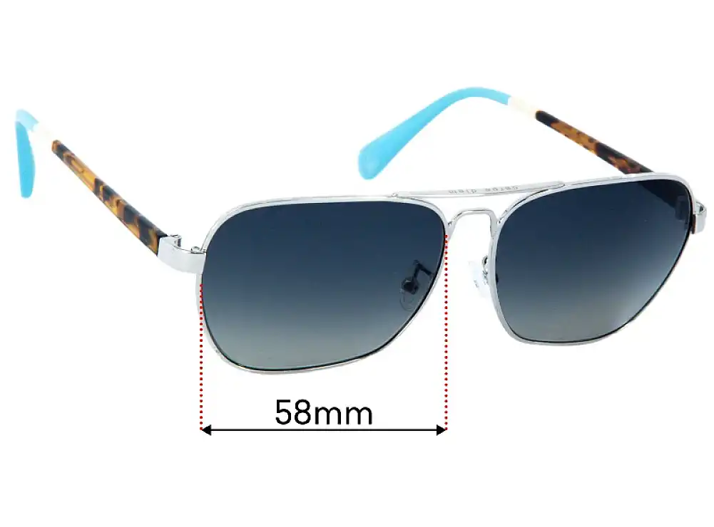 Sunglass Fix Replacement Lenses for Toms Navigator - 58mm Wide Sunglass Fix Replacement Lenses for Toms Navigator - 58mm Wide