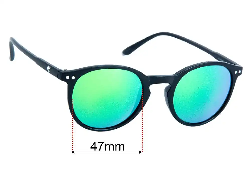 Sunglass Fix Replacement Lenses for Humps Agent - 47mm Wide Sunglass Fix Replacement Lenses for Humps Agent - 47mm Wide
