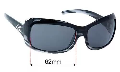 Sunglass Fix Replacement Lenses for Kaenon Georgia 62mm Kaenon Georgia Replacement Lenses 62mm wide