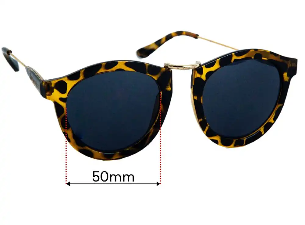Sunglass Fix Replacement Lenses for Karen Walker Sky-897 - 50mm Wide Sunglass Fix Replacement Lenses for Karen Walker Sky-897 - 50mm Wide