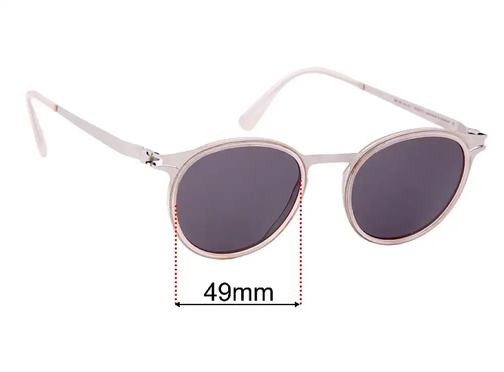 Sunglass Fix Replacement Lenses for Mykita DD2.3 - 49mm Wide Sunglass Fix Replacement Lenses for Mykita DD2.3 - 49mm Wide