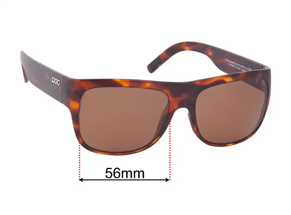 Sunglass Fix Replacement Lenses for POC Want - 56mm Wide Sunglass Fix Replacement Lenses for POC Want - 56mm Wide