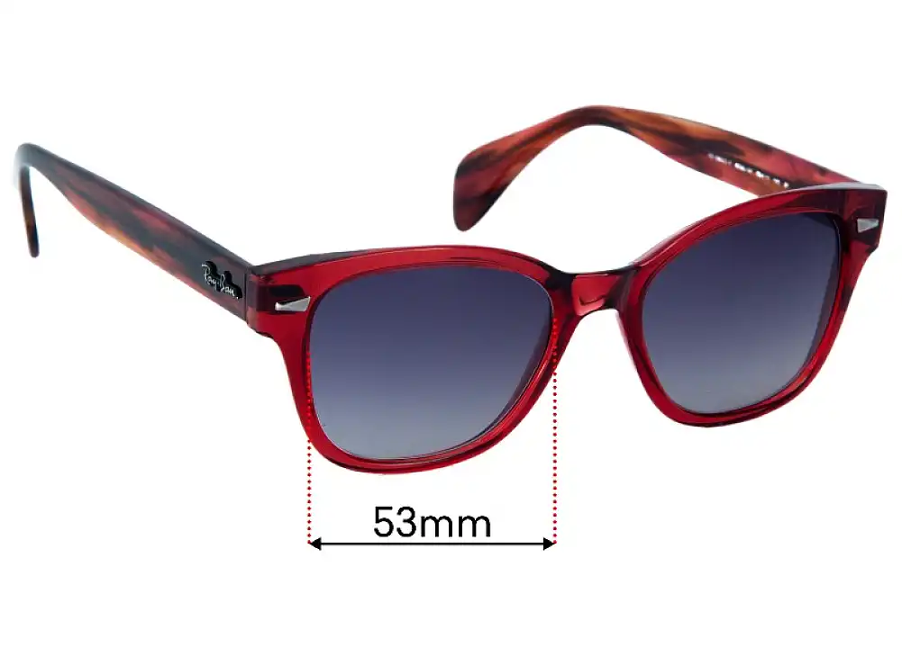 Sunglass Fix Replacement Lenses for Ray-Ban RB0880S-F - 53mm Wide Sunglass Fix Replacement Lenses for Ray-Ban RB0880S-F - 53mm Wide