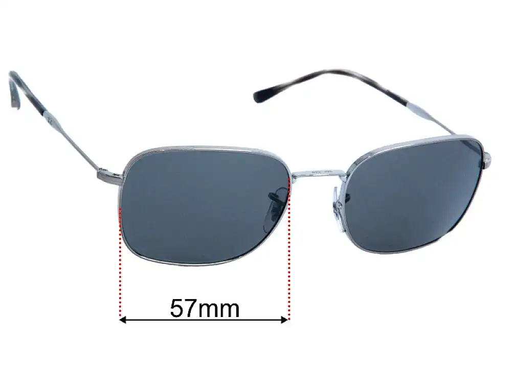 Sunglass Fix Replacement Lenses for Ray Ban RB3706 - 57mm Wide Sunglass Fix Replacement Lenses for Ray Ban RB3706 - 57mm Wide