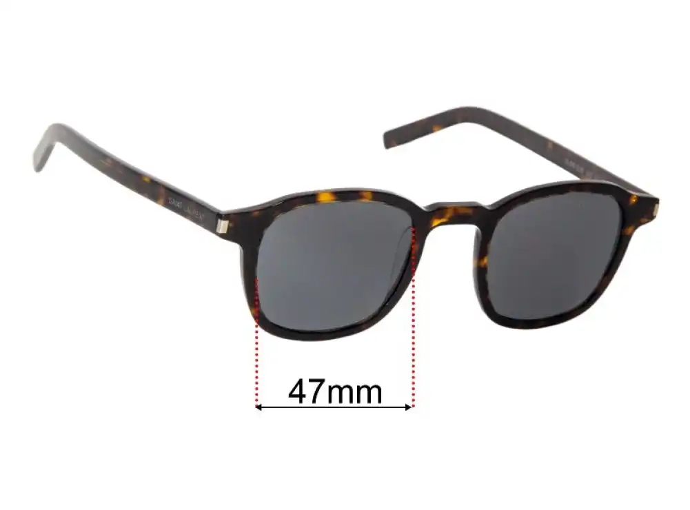 Saint Laurent SL 549 SLIM Replacement Lenses Saint Laurent SL 549 SLIM Replacement Lenses