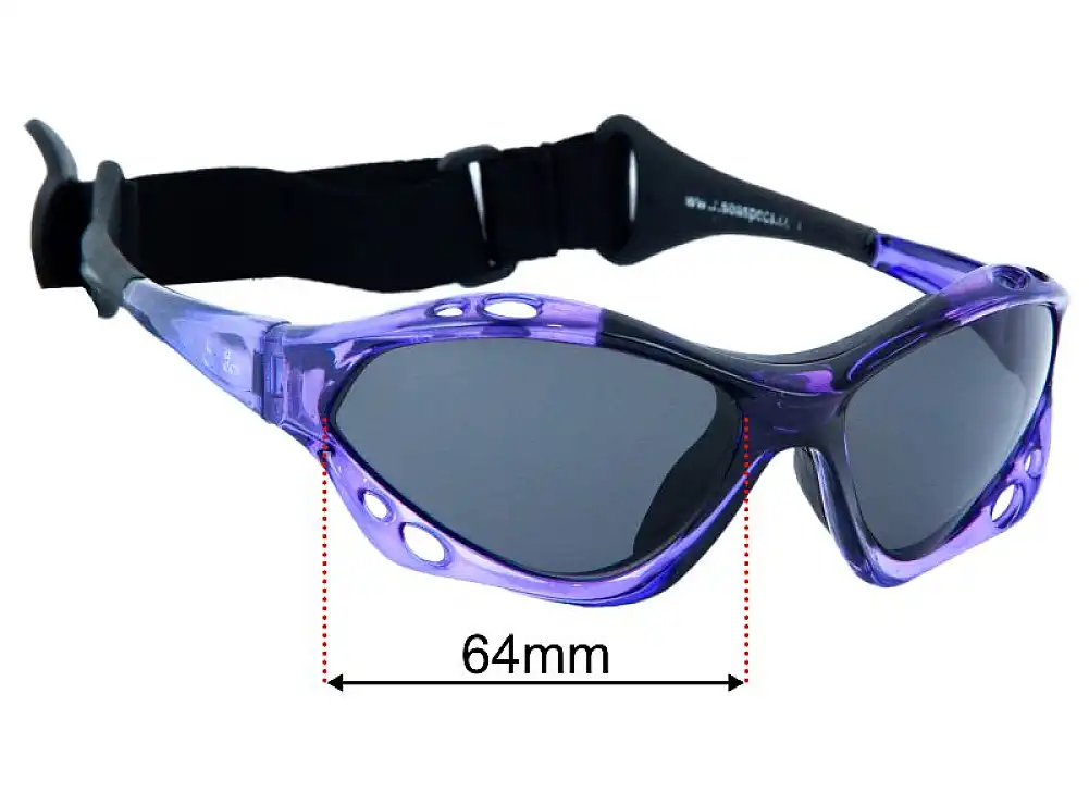 Sunglass Fix Replacement Lenses for SeaSpecs Classic Jet Specs - 64mm Wide Sunglass Fix Replacement Lenses for SeaSpecs Classic Jet Specs - 64mm Wide