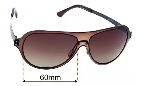Sunglass Fix Replacement Lenses for Serengeti Alice - 60mm Wide Serengeti Alice Replacement Lenses 60mm wide