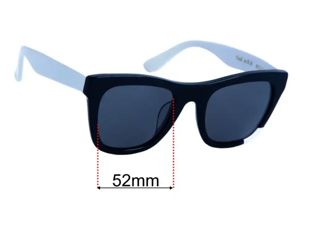 Sunglass Fix Replacement Lenses for The Numero Todi - 52mm Wide Sunglass Fix Replacement Lenses for The Numero Todi - 52mm Wide