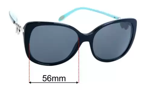 Sunglass Fix Replacement Lenses for Tiffany & Co TF 4129 - 56mm Wide Tiffany & Co TF 4129 Replacement Lenses 56mm wide