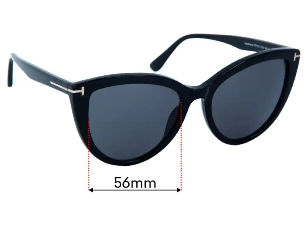 Sunglass Fix Replacement Lenses for Tom Ford TF915 Isabella - 56mm Wide Sunglass Fix Replacement Lenses for Tom Ford TF915 Isabella - 56mm Wide
