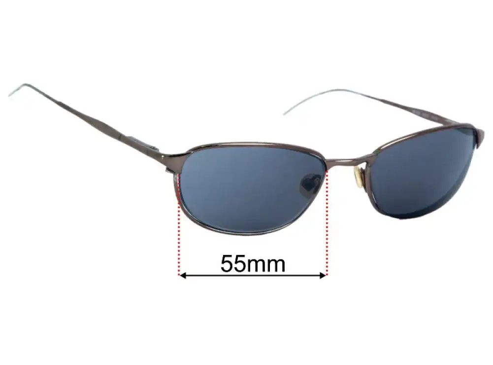 Sunglass Fix Replacement Lenses for Ray Ban RB3023 - 55mm Wide - Side View Sunglass Fix Replacement Lenses for Ray Ban RB3023 - 55mm Wide - Side View