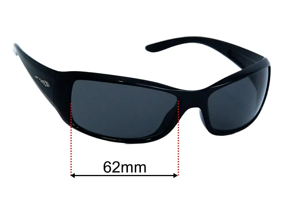 Sunglass Fix Replacement Lenses for Arnette Caller AN4127 - 62mm Wide Sunglass Fix Replacement Lenses for Arnette Caller AN4127 - 62mm Wide