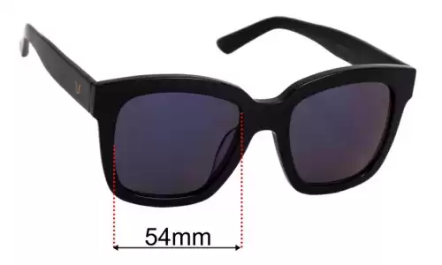 Sunglass Fix Replacement Lenses for Gentle Monster The Dreamer - 54mm Wide Gentle Monster The Dreamer Replacement Lenses 54mm wide