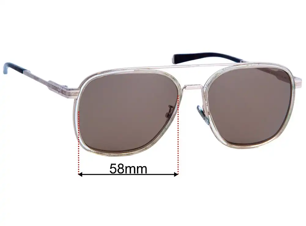 Sunglass Fix Replacement Lenses for Police SPL-C49 - 58mm Wide Sunglass Fix Replacement Lenses for Police SPL-C49 - 58mm Wide